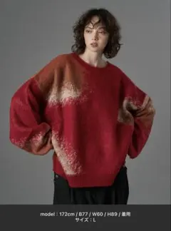 井上様専用)21AW Wizzard ウィザード グラデーションモヘアニット