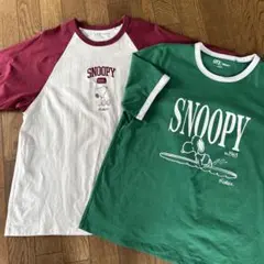UNIQLO PEANUTS スヌーピー Tシャツ XL 2枚セット