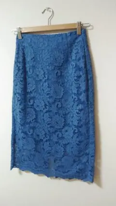 【美品】GU 総レースタイトスカート