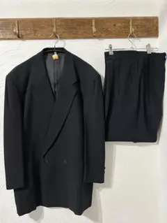 黒 ダブルブレスト スーツ セット