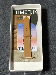 TIMEFLIKカラフル イタリア製 牛革 アップルウォッチバンド