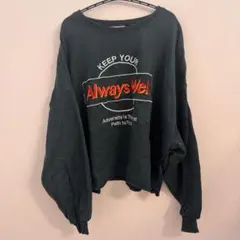 WEGO トレーナー スウェット 刺繍ロゴ入り　古着