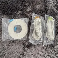 未使用　LANケーブル 1本 モジュラーケーブル2本