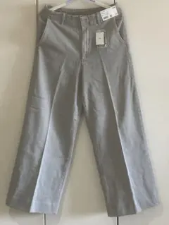 UNIQLO ワイドトラウザージーンズ XL グレー