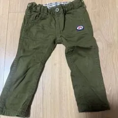 ミキハウスパンツ 90cm オリーブ