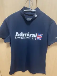 【Admiral ゴルフシャツ M ネイビー】