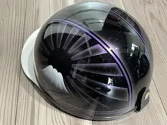 波 文字 青ラメ 富士日章 コルク半 ヘルメット 旧車會 暴走族 - メルカリ