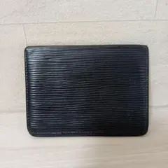Louis Vuitton エピ ブラック　黒 パスケース カードケース