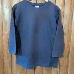 Champion Reverse Weave 七分袖Tee ネイビー L