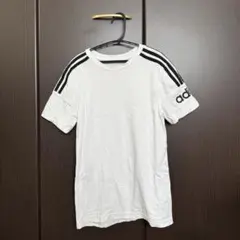 adidas ホワイト Tシャツ ストライプ
