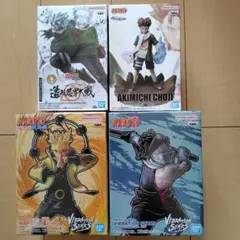 NARUTO ナルト 疾風伝　ナルト　カカシ　ザブザ　チョウジ　４体セット