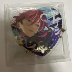 ホワイトデー ハート型缶バッジ ［ 逆先夏目 ］