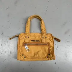 00s diesel handbag archive メタルロゴ 黄色 - メルカリ
