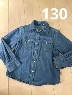 タイムセール キッズ ベベ デニムシャツ