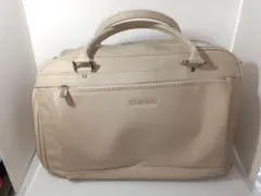 ゴルフ　ボストンバッグ　CORAGIO　ベージュ　シューズ入れ付