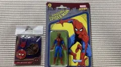 スパイダーマン　フィギュア &ピンバッジセットのサムネイル