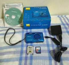 Nikon COOLPIX S3600 ブルー 動作品 純正充電器・電池・SD付のサムネイル