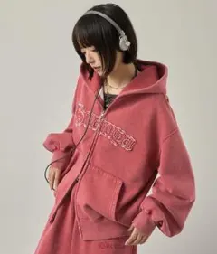 即完売 ザッツライフ ジップパーカー レッド L - メルカリ