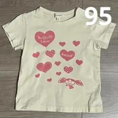 hushush ハッシュアッシュ Tシャツ クリームイエロー 95サイズ 女の子のサムネイル