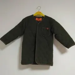 UNIVERSAL OVERALL キッズ120　カーキ　キルティングコート