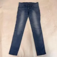 日本製《lee》ウィメンズスキニーデニムパンツ【M】ブルー LL0360 リー