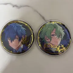 漣ジュン 巴日和 缶バッジ2個セット