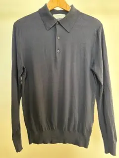 Tomorrowland Tricot ネイビー ニットポロシャツ