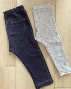 ユニクロ レギンス パンツ 2枚セット 80