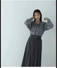 【ベルト無】プリーツスカート NATURAL BEAUTY BASIC