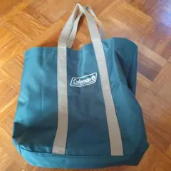 Coleman 緑色トートバッグ