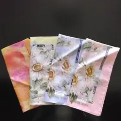 HANAÉ MORI ひまわり柄他 ハンカチ４点セット