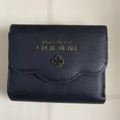 CECIL McBEE ブラック三つ折り財布