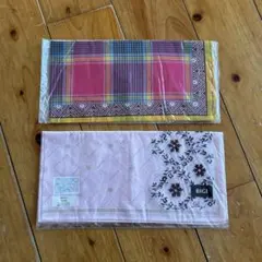 刺繍入り ハンカチ 2枚セット