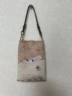 花柄スマホショルダーバッグ