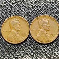 超希少❗️大珍品　アメリカ　リンカーン大統領　1セント　エラー　ズレ打ち 超希少❗️大珍品 アメリカ リンカーン 1セント エラーコイン