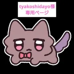 tyakoshidayo様　専用ページ
