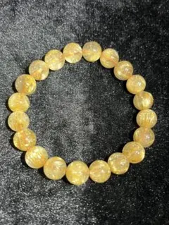 ゴールドタイチンルチル ブレスレット 10mm