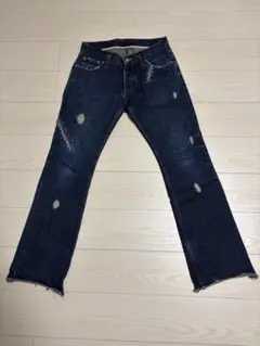 TMT BIGHOLIDAY クラッシュリペア デニムパンツのサムネイル