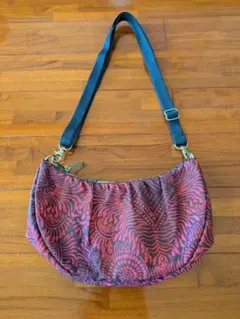 レスポートサック/エンジ色系エスニック柄ショルダーバッグのサムネイル