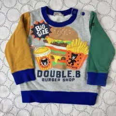 ミキハウス　DOUBLE.B トレーナー　90