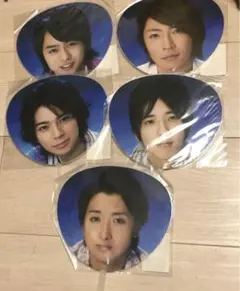 嵐 AROUND ASIA 2008 初期ミニうちわセット　コンプリート