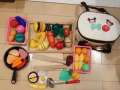 エド・インター 木製 おままごとセット 他全31個 ツムツムバッグつき