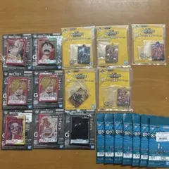 一番くじ　ワンピースカード　下位賞まとめ　カードデザインアクリルスタンド　など