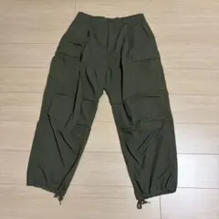 ミリタリー カーゴパンツ メンズ カーキ