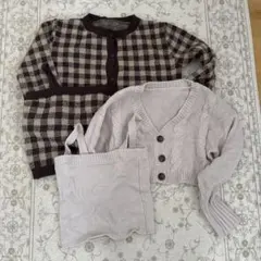 ニットカーディガンとキャミソールまとめ売り