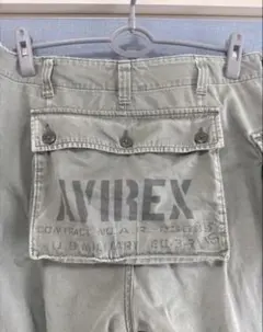AVIREX アビレックス カーゴパンツ　カーキ