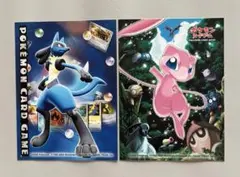 J*0様 ポケモンカードゲーム　ステッカー　ルカリオ　ミュウ　2枚セット