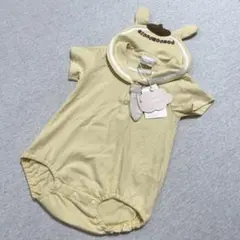 新品未使用　ポムポムプリン　ロンパース　80