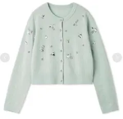 CELFORD ペタルビジューカーディガン