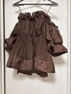 スナイデル　ボリュームギャザーフリルチュニック　新品
